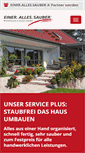 Mobile Screenshot of einer-alles-sauber.de